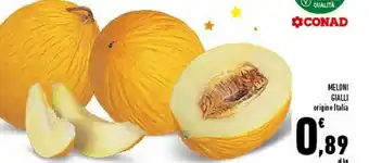 Conad Superstore Conad Meloni Gialli offerta