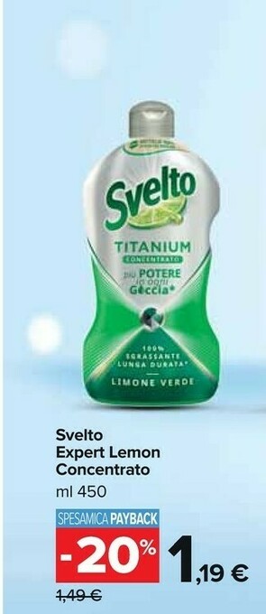Carrefour Market Svelto Expert Lemon Concentrato offerta