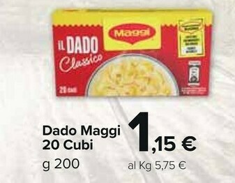 Maggi Dado 20 Cubi