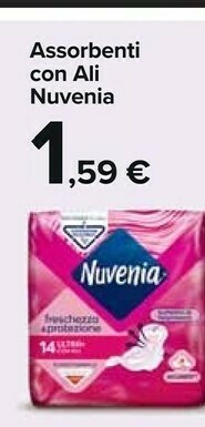 Carrefour Market Nuvenia Assorbenti Con Ali offerta