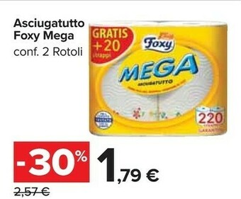 Carrefour Market Foxy Asciugatutto Mega offerta