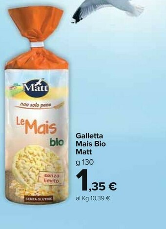 Carrefour Market Matt Gallette di mais offerta