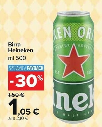 Carrefour Market Heineken Birra offerta