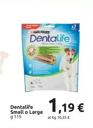 Carrefour Market Purina Dentalife Small O Large 115 G offerta