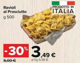 Carrefour Market Ravioli Al Prosciutto offerta