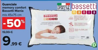 Carrefour Market Bassetti Guanciale Comfort Memory offerta