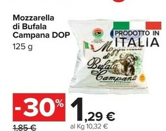 Carrefour Market Mozzarella Di Bufala Campana Dop offerta