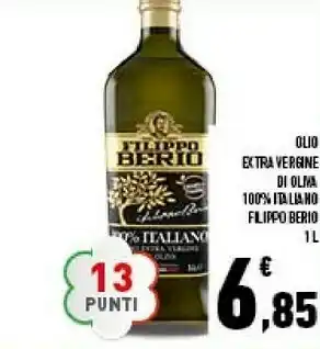 Conad Filippo berio Olio Extra Vergine Di Oliva 100% Italiano offerta