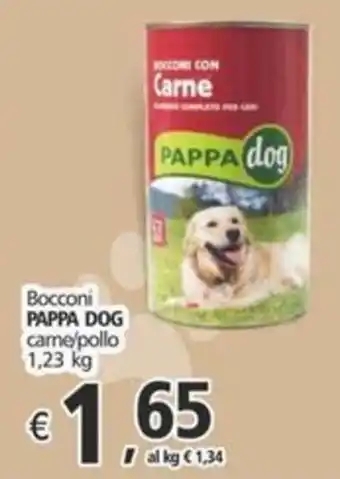 Alter Discount Bocconi PAPPA DOG came/pollo 1,23 kg offerta