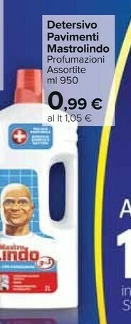 Carrefour Market Mastro lindo Detersivo Pavimenti offerta