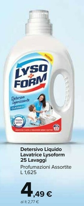 Lysoform Detersivo Liquido Lavatrice