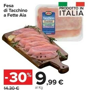 Carrefour Market Aia Fesa Di Tacchino A Fette offerta
