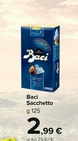 Carrefour Market Perugina Baci Sacchetto offerta