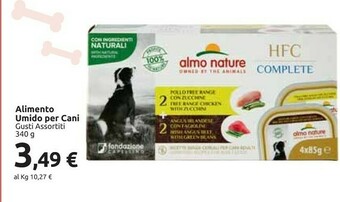 Carrefour Market Almo Nature Alimento Umido Per Cani offerta