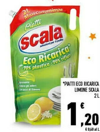 Conad Scala Piatti Eco Ricarica Limone offerta