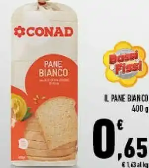 Conad Mulino Bianco Conad - Pane Bianco 400 G(ml) offerta
