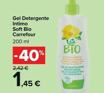 Carrefour Market Carrefour Gel Detergente Intimo Soft Bio offerta