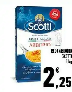 Conad Scotti Riso Arborio 1000g offerta