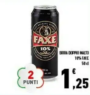 Conad City Faxe Birra Doppio Malto 10% offerta