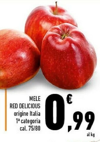 Conad Mele Red Delicious offerta