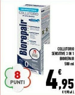 Conad Biorepair Collutorio Sensitive 3 In 1 offerta