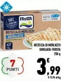 Conad Frosta Bistecca Di Merluzzo offerta