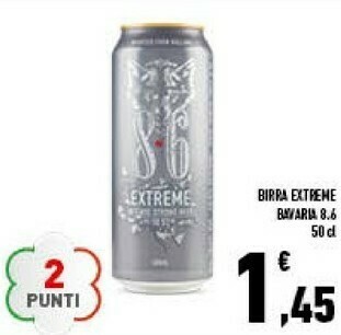 Conad Bavaria Birra Extreme 8.6 50 Cl offerta