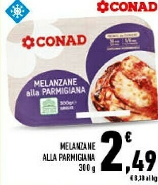 Conad Conad Melanzane Alla Parmigiana 300g offerta
