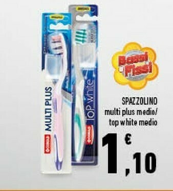 Conad Conad Spazzolino Top White Medio offerta