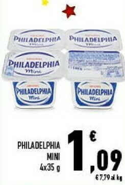 Conad Mondelez Philadelphia Mini 160 G(ml) offerta