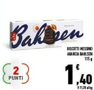 Conad Bahlsen Bahlsen - Messino Arancia 125 g(ml) offerta