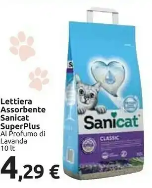 Carrefour Sanicat Lettiera Assorbente offerta