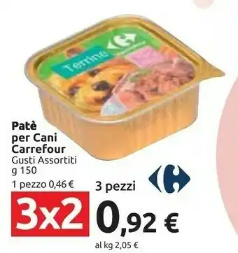 Carrefour Carrefour - Patè Per Cani 150 G offerta