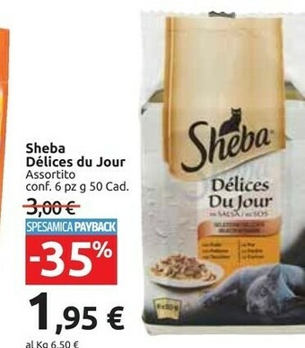 Carrefour Sheba Délices Du Jour offerta