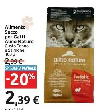 Carrefour Almo Nature Alimento Secco Per Gatti offerta