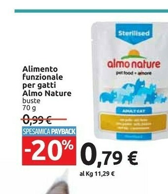 Carrefour Almo Nature Cibo per gatti offerta