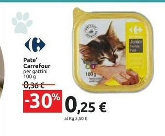 Carrefour Cibo per gatti offerta