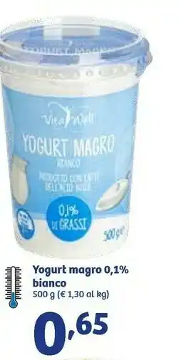 In'S Mercato Yogurt Magro 0,1% Bianco offerta