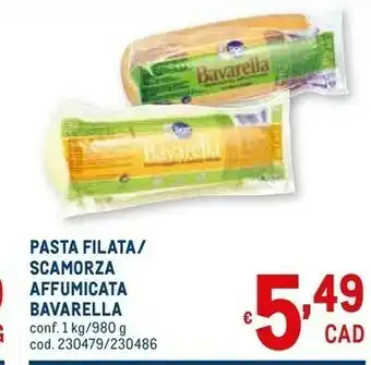 Metro Bavarella Pasta Filata/ Scamorza Affumicata offerta