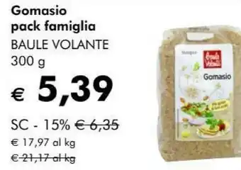 NaturaSì Baule Volante Gomasio Pack Famiglia offerta