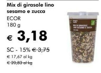 NaturaSì Ecor Mix Di Girasole Lino Sesamo E Zucca offerta