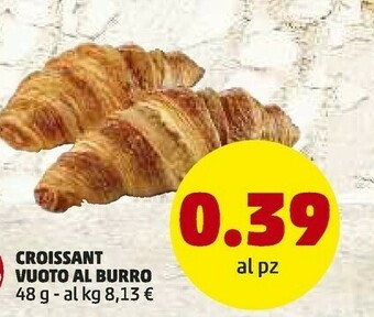 PENNY Croissant Vuoto Al Burro offerta