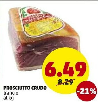 PENNY Prosciutto Crudo Trancio offerta