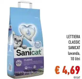 Spazio Conad LETTIERA CLASSIC SANICAT lavanda, 10 litri offerta