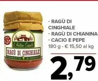 Antico casale Ragu Di Cinghiale