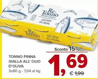 Todis Re di tonno Tonno All'Olio D'Oliva offerta