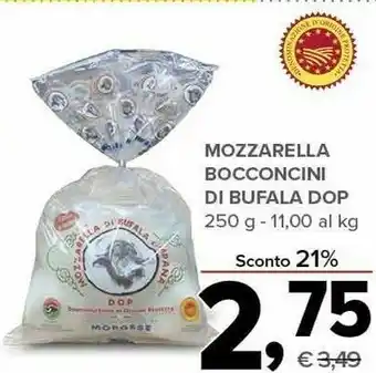 Todis Mozzarella Bocconcini Di Bufala Dop 250g offerta