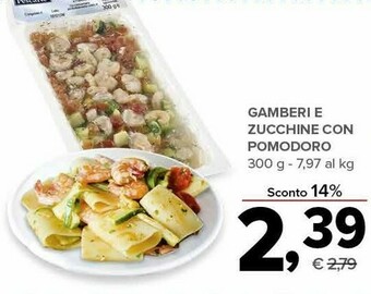 Todis Gamberi E Zucchine Con Pomodoro offerta
