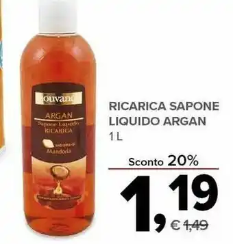 Todis Ricarica Sapone Liquido Argan offerta
