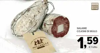 Todis Segarelli Salame Cojoni Di Mulo offerta